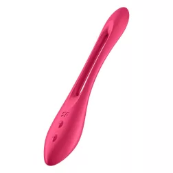   Satisfyer Elastic Joy flexibilis szárú duplavibrátor (piros)