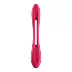   Satisfyer Elastic Joy flexibilis szárú duplavibrátor (piros)