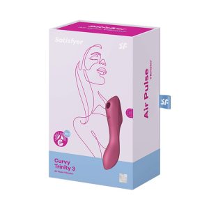 Satisfyer Curvy Trinity 3. vibrátor, léghullámos csiklóizgatóval (piros) Satisfyer Curvy Trinity 3. vibrátor, léghullámos csiklóizgatóval (piros)