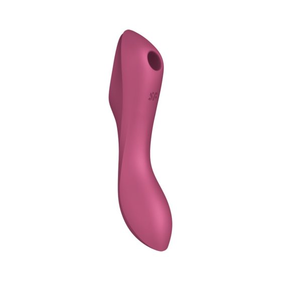 Satisfyer Curvy Trinity 3. vibrátor, léghullámos csiklóizgatóval (piros)