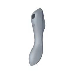   Satisfyer Curvy Trinity 3. vibrátor, léghullámos csiklóizgatóval (szürke)