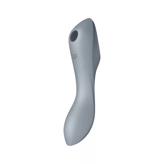 Satisfyer Curvy Trinity 3. vibrátor, léghullámos csiklóizgatóval (szürke)