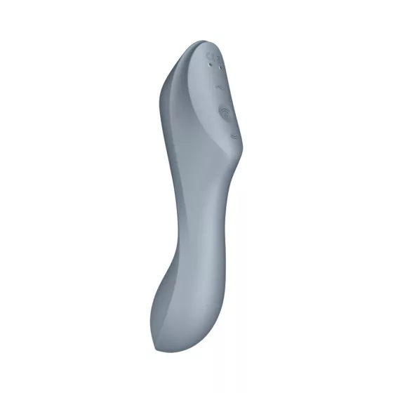 Satisfyer Curvy Trinity 3. vibrátor, léghullámos csiklóizgatóval (szürke)