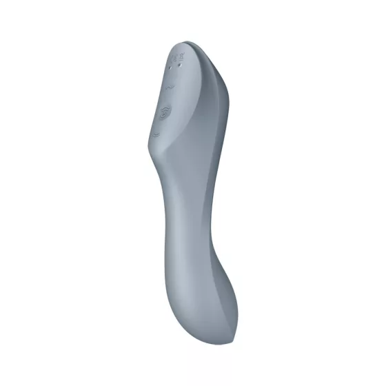 Satisfyer Curvy Trinity 3. vibrátor, léghullámos csiklóizgatóval (szürke)