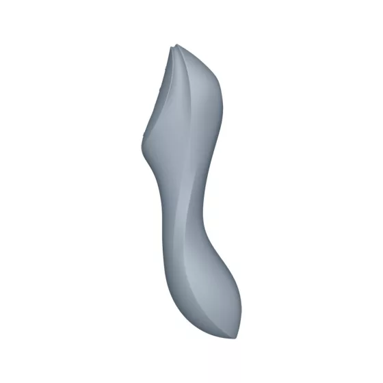 Satisfyer Curvy Trinity 3. vibrátor, léghullámos csiklóizgatóval (szürke)