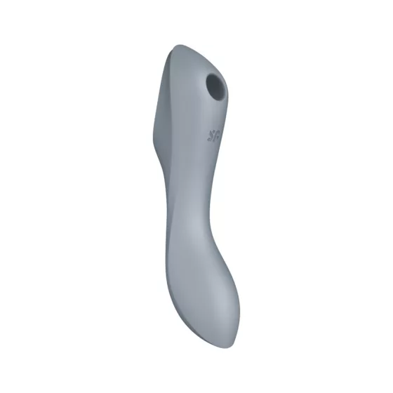 Satisfyer Curvy Trinity 3. vibrátor, léghullámos csiklóizgatóval (szürke)