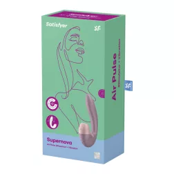   Satisfyer Supernova vibrátor, léghullámos csiklóizgatóval (rózsaszín)