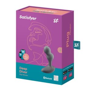 Satisfyer Deep Diver anál vibrátor (szürke) (APP-os)