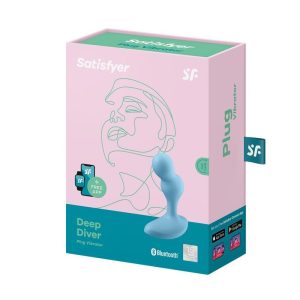 Satisfyer Deep Diver anál vibrátor (kék) (APP-os)