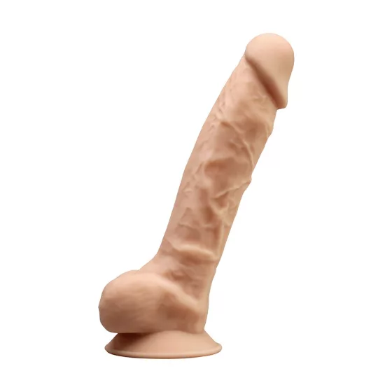 Silexd – Model 1. prémium dildó (24 cm, világos bőrszín)
