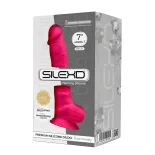 Silexd – Model 1. prémium dildó (18 cm, rózsaszín)