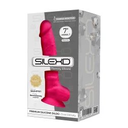 Silexd – Model 1. prémium dildó (18 cm, rózsaszín)