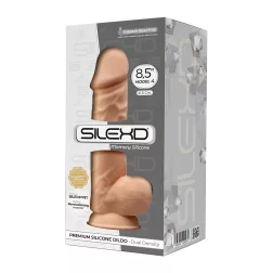   Silexd – Model 4. prémium dildó (21 cm, világos bőrszín)