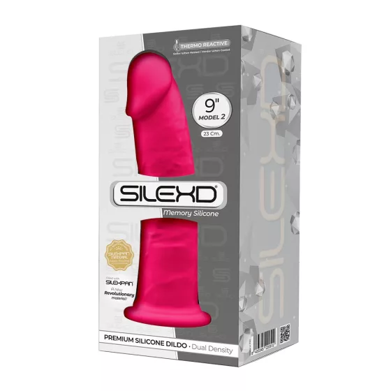Silexd – Model 2. prémium dildó (23 cm, rózsaszín)