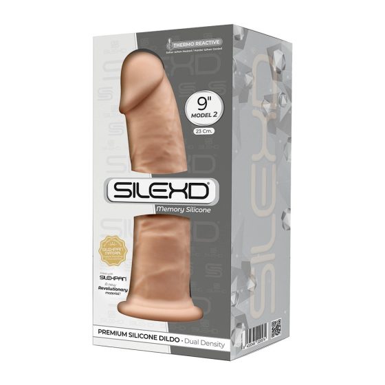 Silexd Model 2. prémium dildó (23 cm - világos bőrszín)