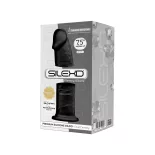   Silexd – Model 2. prémium dildó (20 cm, fekete bőrszín)