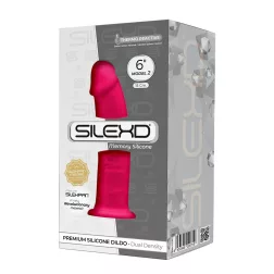 Silexd – Model 2. prémium dildó (15 cm, rózsaszín)