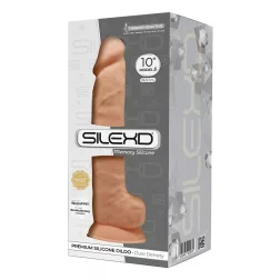   Silexd – Model 5. prémium dildó (27 cm, világos bőrszín)