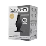  Silexd – Model 2. prémium anál dildó (XS méret, fekete)