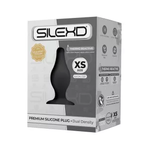 Silexd – Model 2. prémium anál dildó (XS méret, fekete)