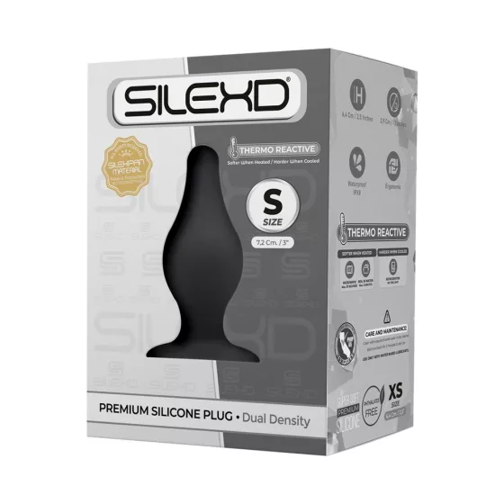 Silexd – Model 2. prémium anál dildó (S méret, fekete)