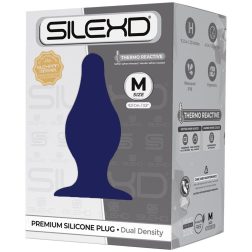 Silexd Model 2. prémium anál dildó (M méret - kék)