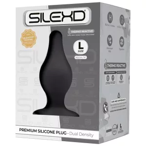 Silexd – Model 2. prémium anál dildó (L méret, fekete)