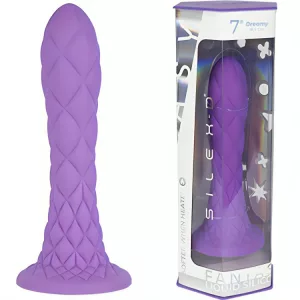 Silexd – Fantasy Line Dreamy prémium dildó (18,5 cm - lila)