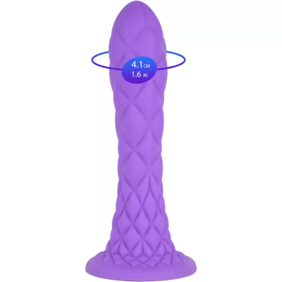 Silexd – Fantasy Line Dreamy prémium dildó (18,5 cm - lila)