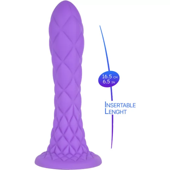 Silexd – Fantasy Line Dreamy prémium dildó (18,5 cm - lila)