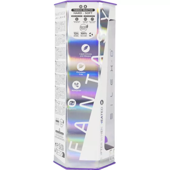 Silexd – Fantasy Line Dreamy prémium dildó (18,5 cm - lila)