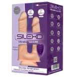   Silexd Double Penetration prémium dupla vibrátor, távirányítóval (17,5 cm & 19,5 cm)