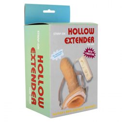   Hollow Extender felcsatolható üreges műpénisz, vibrációval
