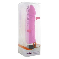 Silicone Classic realisztikus vibrátor (rózsaszín)