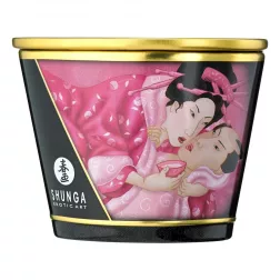   Shunga Aphrodisia Rose masszázsgyertya, vágyfokozó hatással (170 ml)