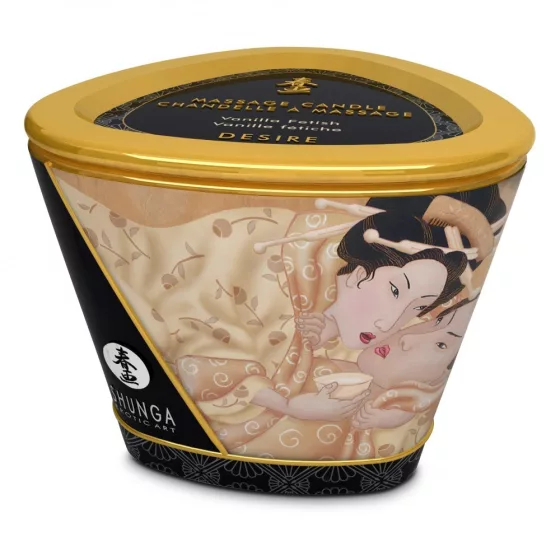 Shunga Desire Vanilla masszázsgyertya, vanília aromával (170 ml)