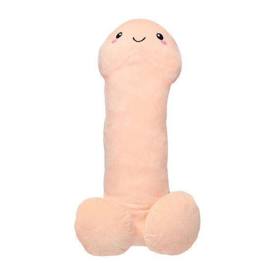Plüss pénisz (60 cm - világos bőrszín)