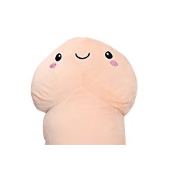 Plüss pénisz (60 cm - világos bőrszín)