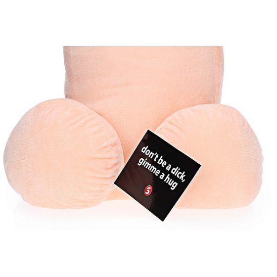 Plüss pénisz (60 cm - világos bőrszín)