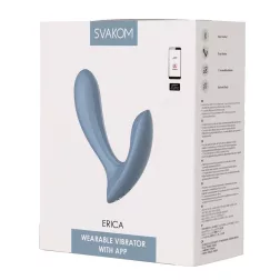 Svakom – Erica okos viselhető vibrátor (kék) (APP-os)