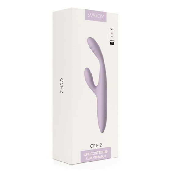 Svakom Cici+ 2, okos G-pont vibrátor, melegítő funkcióval (halványlila) (APP-os)