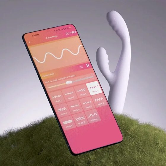 Svakom Cici+ 2, okos G-pont vibrátor, melegítő funkcióval (halványlila) (APP-os)
