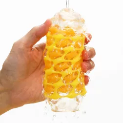 Tenga – Arte Weave maszturbátor (sárga)