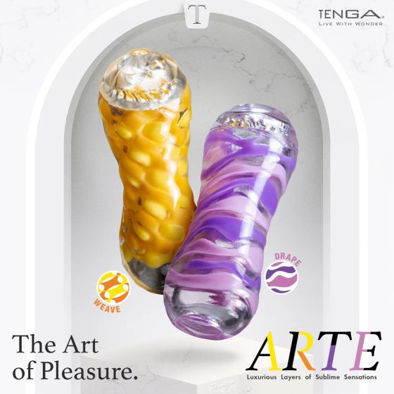 Tenga Arte Weave maszturbátor (sárga)