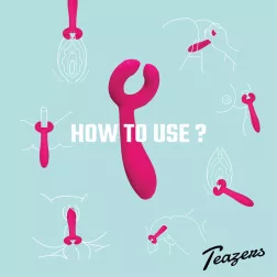   Teazers multifunkciós párvibrátor/vibrációs kényeztető (rózsaszín)