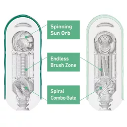   Tenga – Flip 360 maszturbátor, puha, limitált kiadás (zöld)