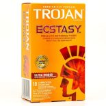 Trojan Ecstasy redőzött felületű óvszer (10 db)