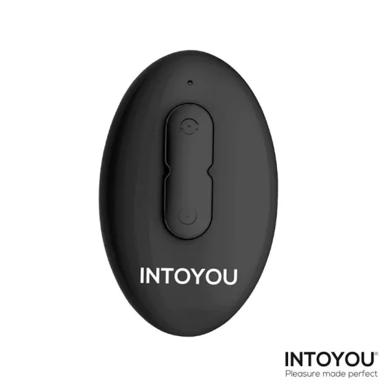 IntoYou - Bruce forgófejes prosztatavibrátor, here és péniszgyűrűvel, távirányítóval