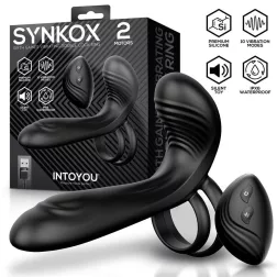   IntoYou – Synkox párvibrátor, vibrációs pénisz és heregyűrűvel, távirányítóval
