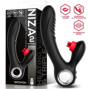 Niza klitoriszágas vibrátor, melegítő funkcióval.